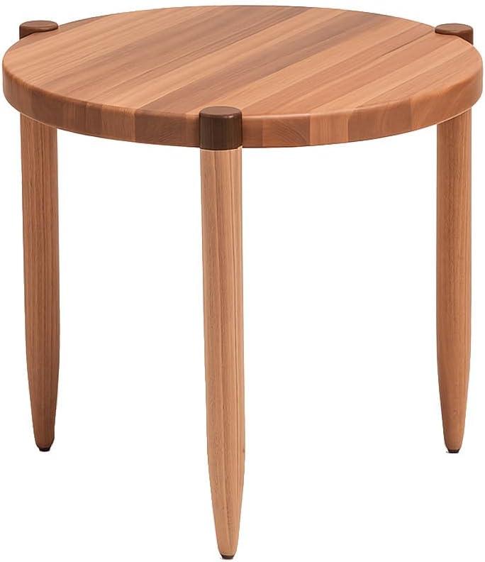 imageHaven Ridge Solid Wood Oval Side Table with Drawer and Shelf Medium Oak Brown Perfect for Living Rooms Bedrooms and Small Spaces Leick Home 9042MEDNatural Jequitiba