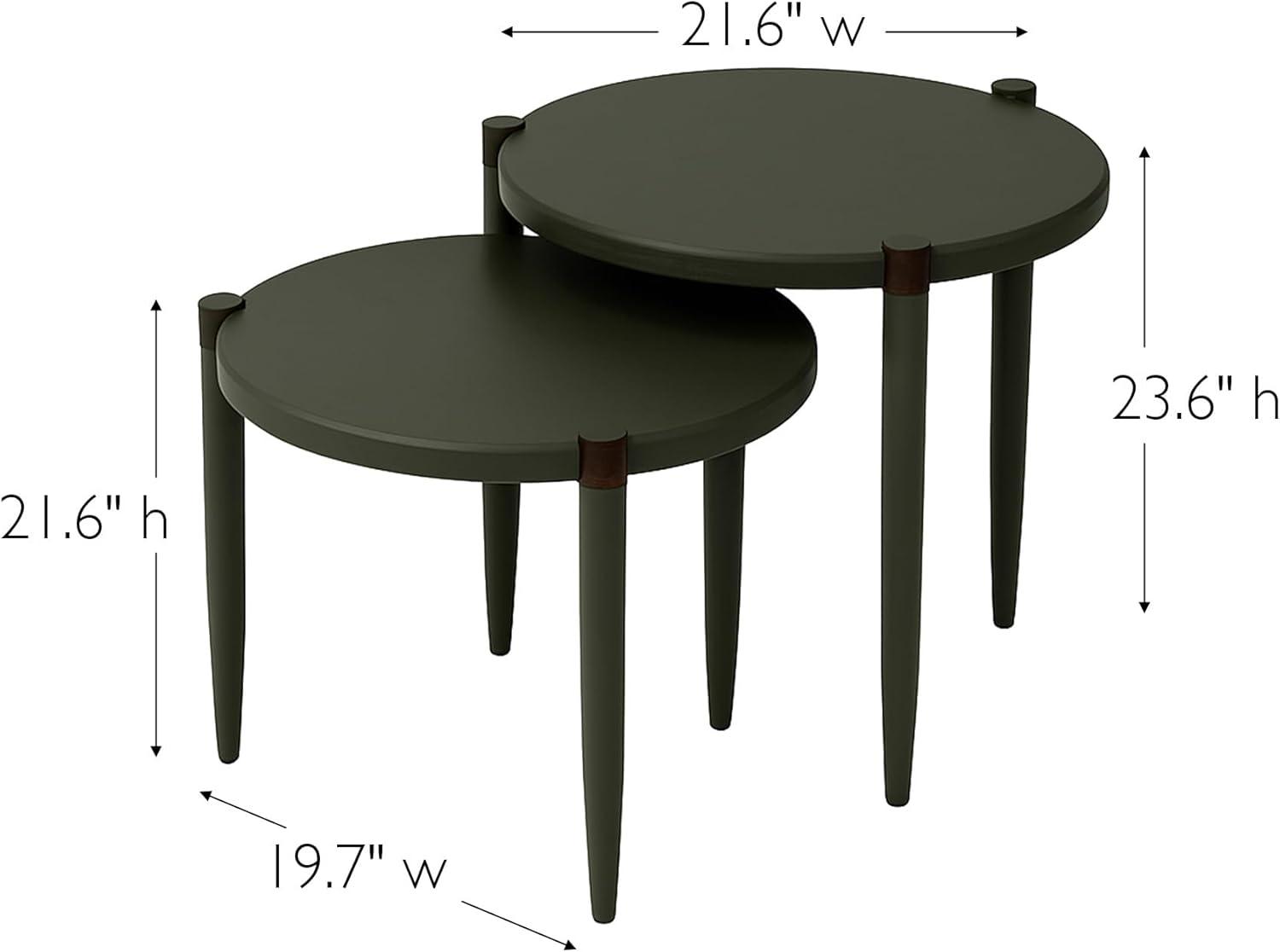 imageHaven Ridge Solid Wood Oval Side Table with Drawer and Shelf Medium Oak Brown Perfect for Living Rooms Bedrooms and Small Spaces Leick Home 9042MEDUrbane Bronze