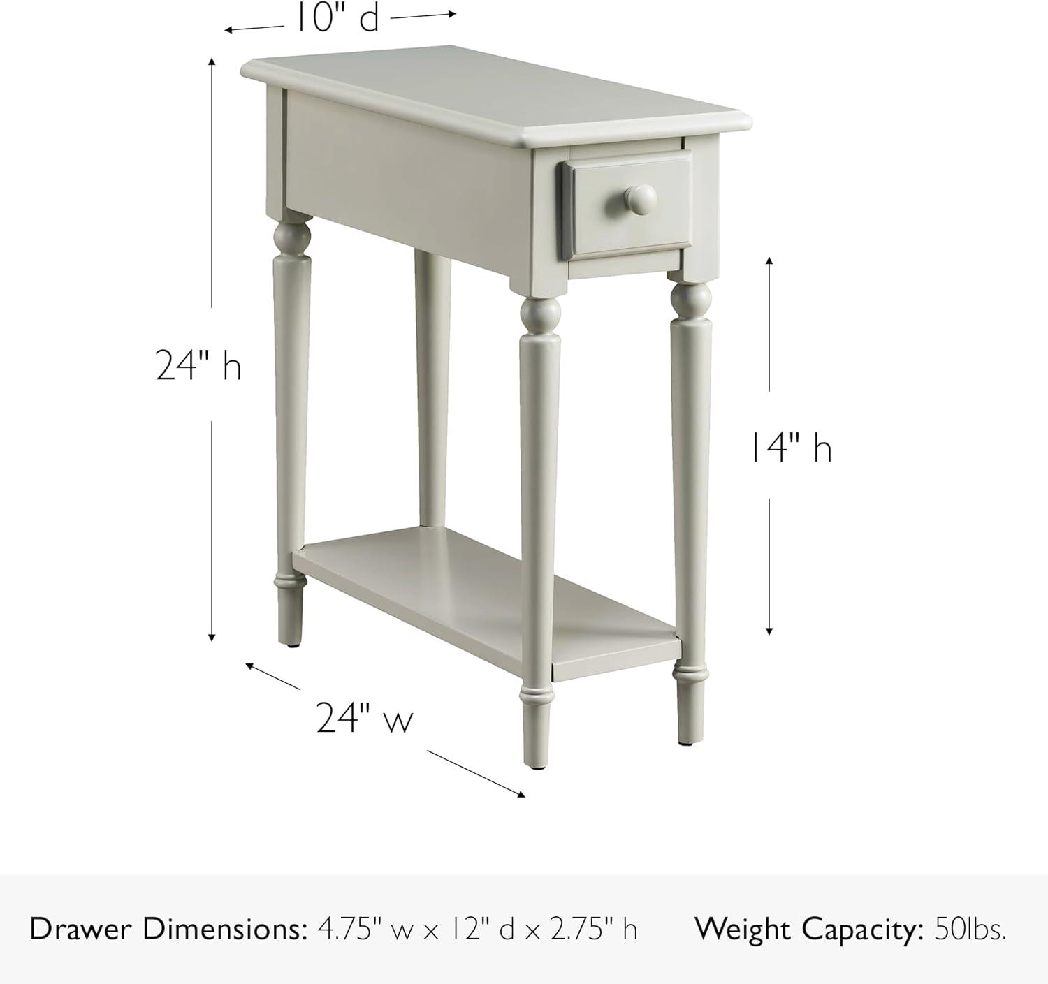 imageHaven Ridge Solid Wood Side Table with BuiltIn Swing Arm Lamp and Drawer Medium Oak Brown Perfect for Entryways Living Rooms and Small Spaces Leick Home 9037MEDGreige