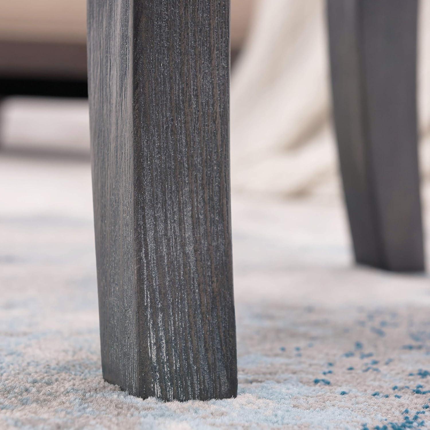 imageLeick Home 10305RG Rustic Wire Brushed Driftwood Narrow Side Table with Shelf Rustic GrayRustic Wire Brushed Driftwood