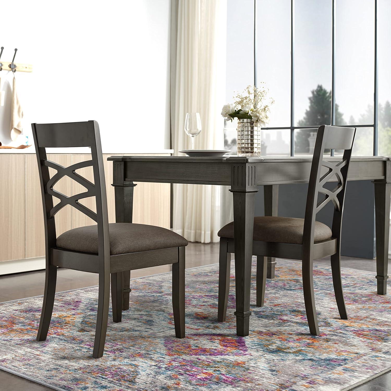 imageLeick Home 596353 Allerick Runner Vintage Monochromatic Abstract Gray Living Room Bedroom Dining Room Area Rug Runner 22 x 10GrayPink