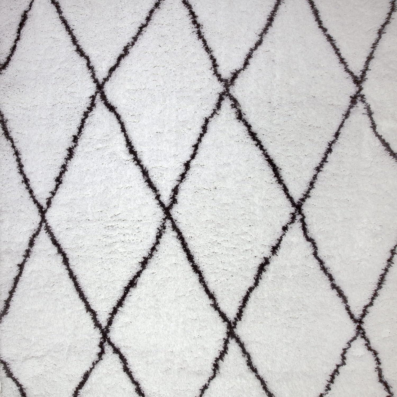 imageLeick Home 596353 Allerick Runner Vintage Monochromatic Abstract Gray Living Room Bedroom Dining Room Area Rug Runner 22 x 10WhiteGray