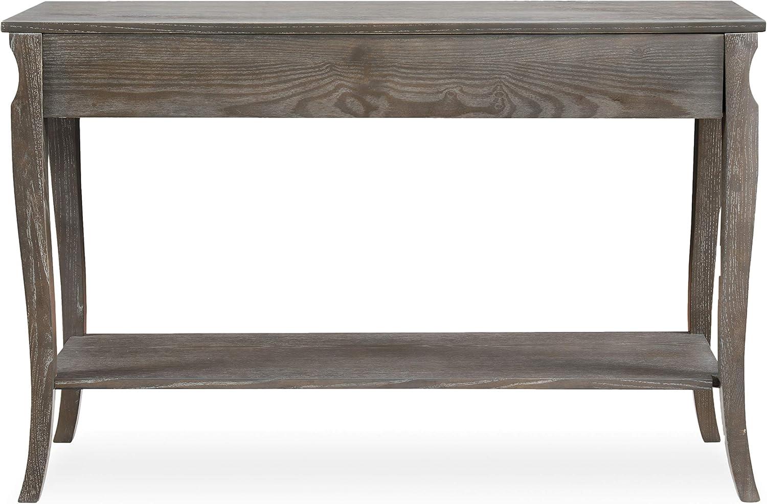 imageLeick Home Luna Two Drawer Sofa Table Gray WashRectangular