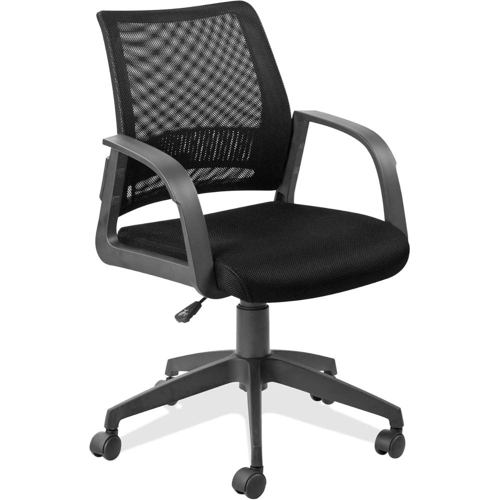 imageLeick Black Mesh Back Office ChairBlack