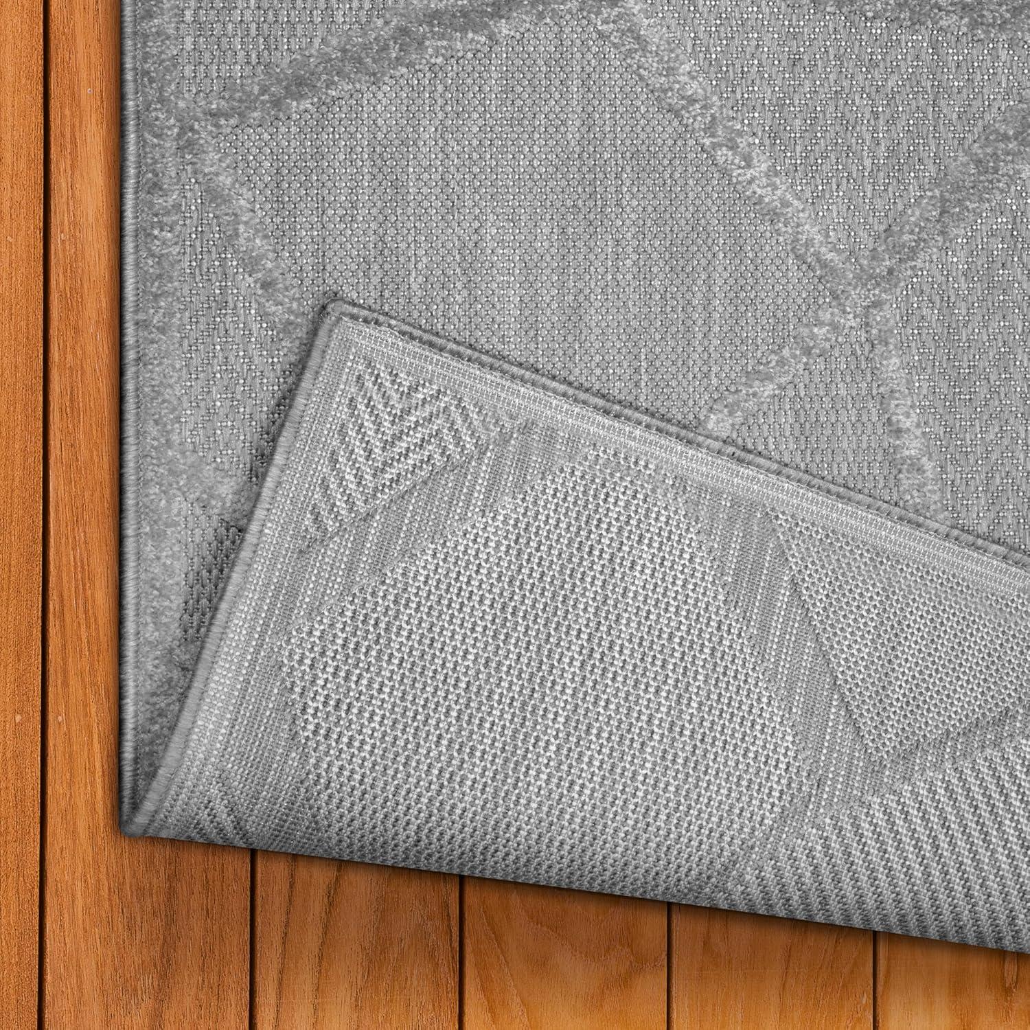 imageDesign House Leick Home 595751 Vennor Geometric Indoor Outdoor Area Rug Rectangle 710x10