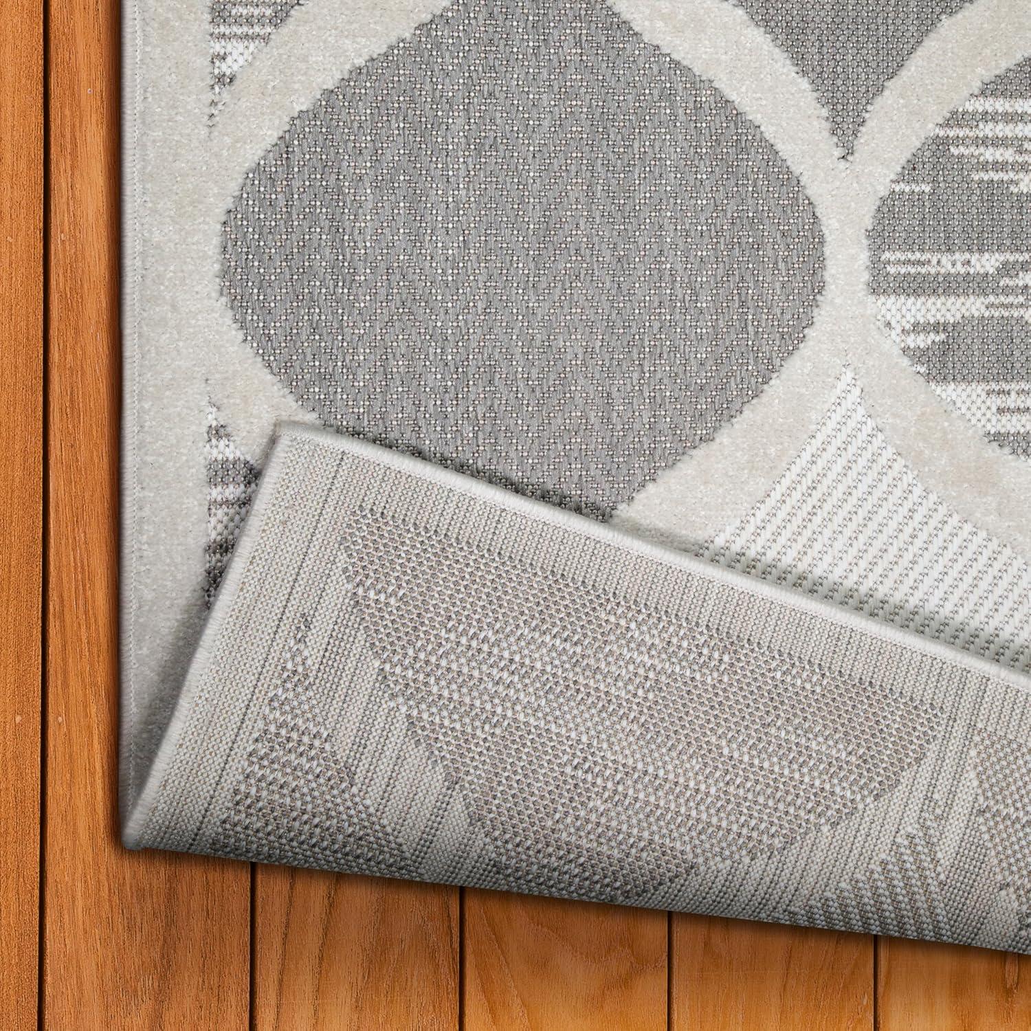 imageDesign House Leick Home 596577 Laurus Quatrefoil Indoor Outdoor Area Rug Rectangle 53x7