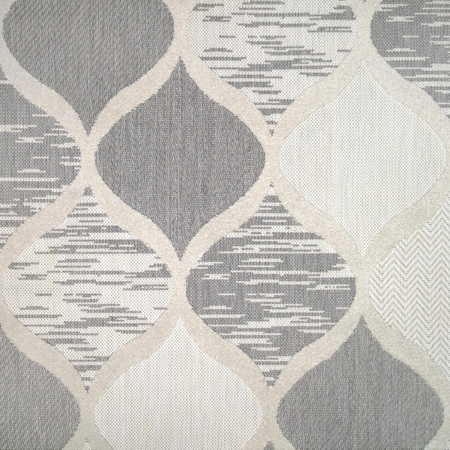 imageDesign House Leick Home 596577 Laurus Quatrefoil Indoor Outdoor Area Rug Rectangle 53x7