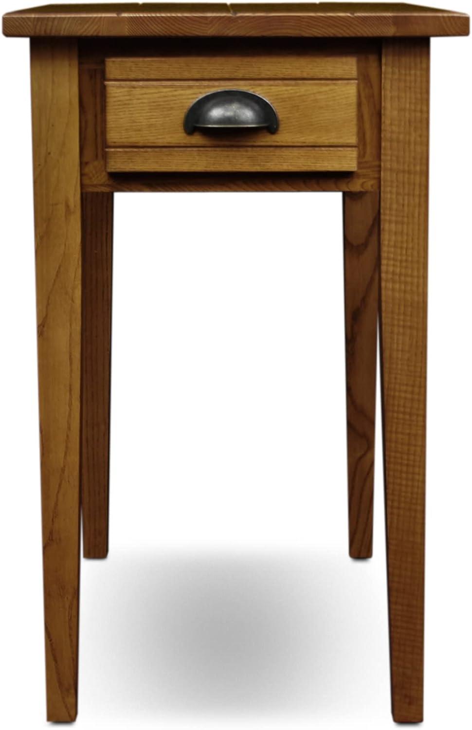 imageLeick Bin Pull Chair Side End TableCandle Glow