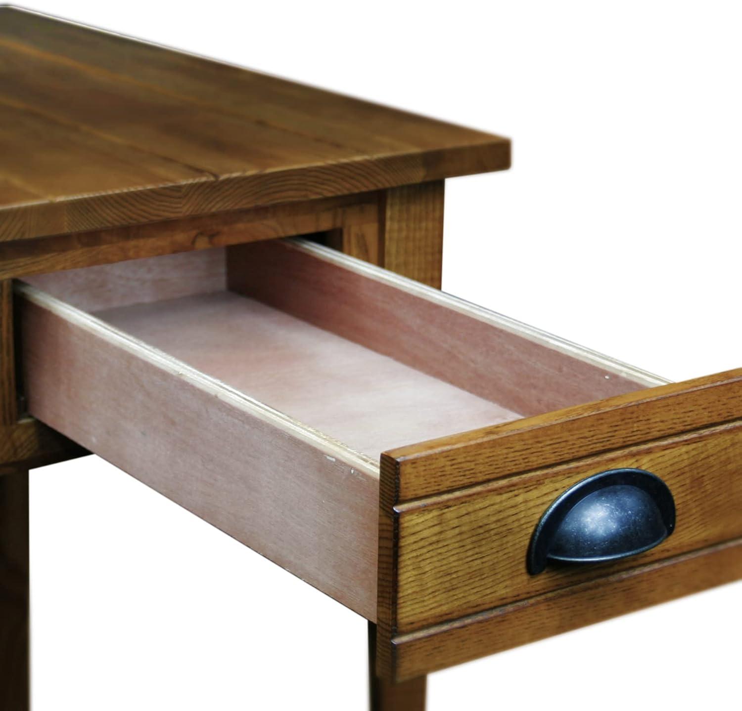 imageLeick Bin Pull Chair Side End TableCandle Glow