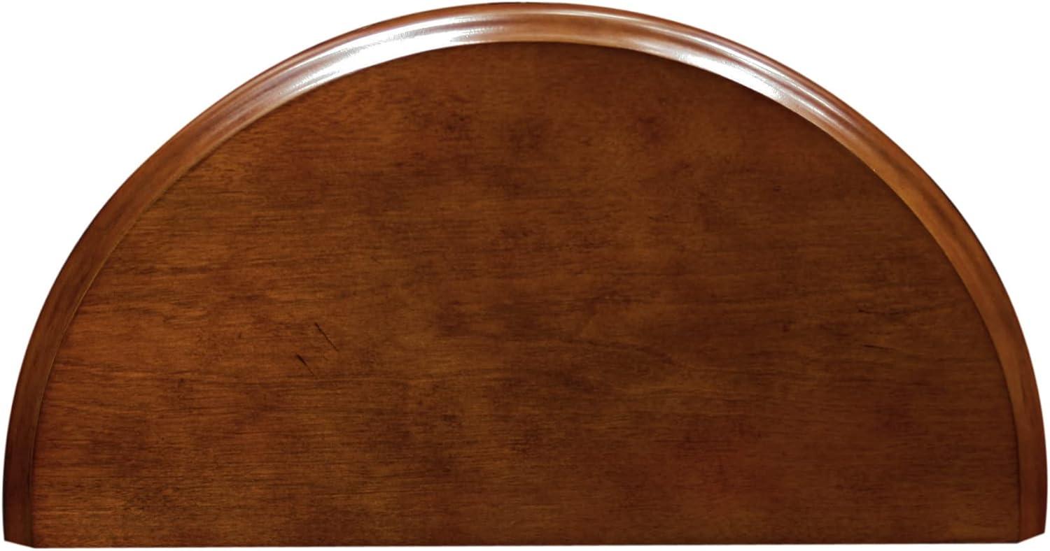 imageLeick Home 24032 Beckett One Drawer Hall Stand with Shelf for Living Room Hallway Entryway AnthracitePewterPecan