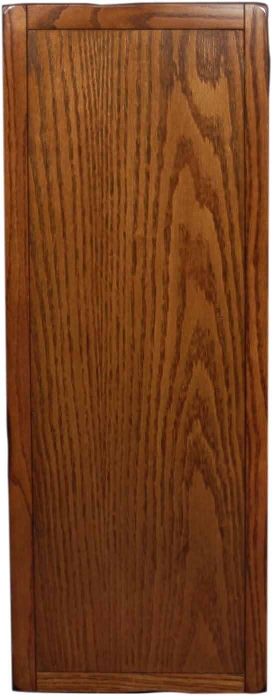 imageLeick Home 24032 Beckett One Drawer Hall Stand with Shelf for Living Room Hallway Entryway AnthracitePewterRustic Oak
