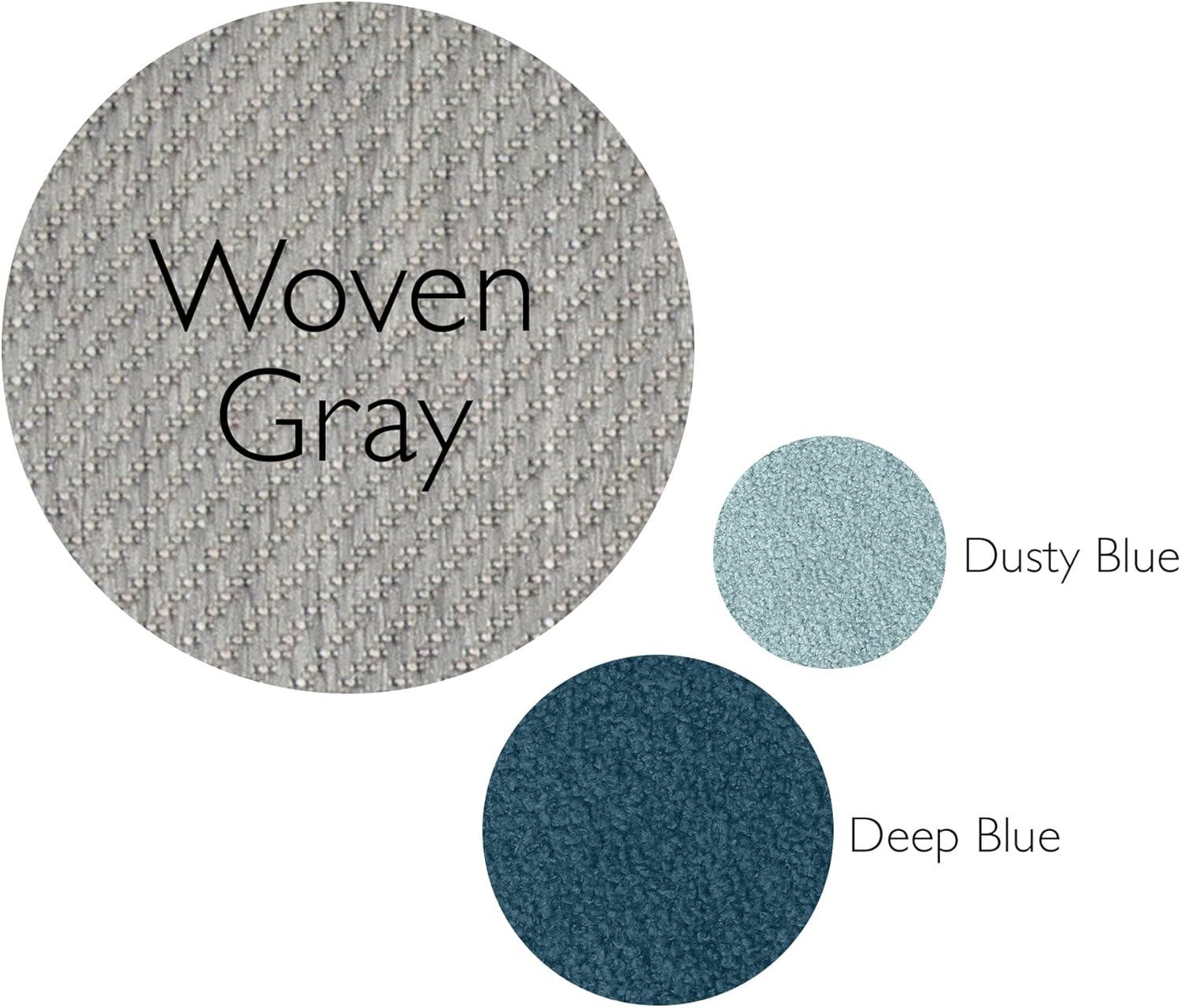 imageLeick Home 594960 Cusp Gray with Blue Moroccan Pattern Indoor Outdoor Area Rug Rectangle 53x7