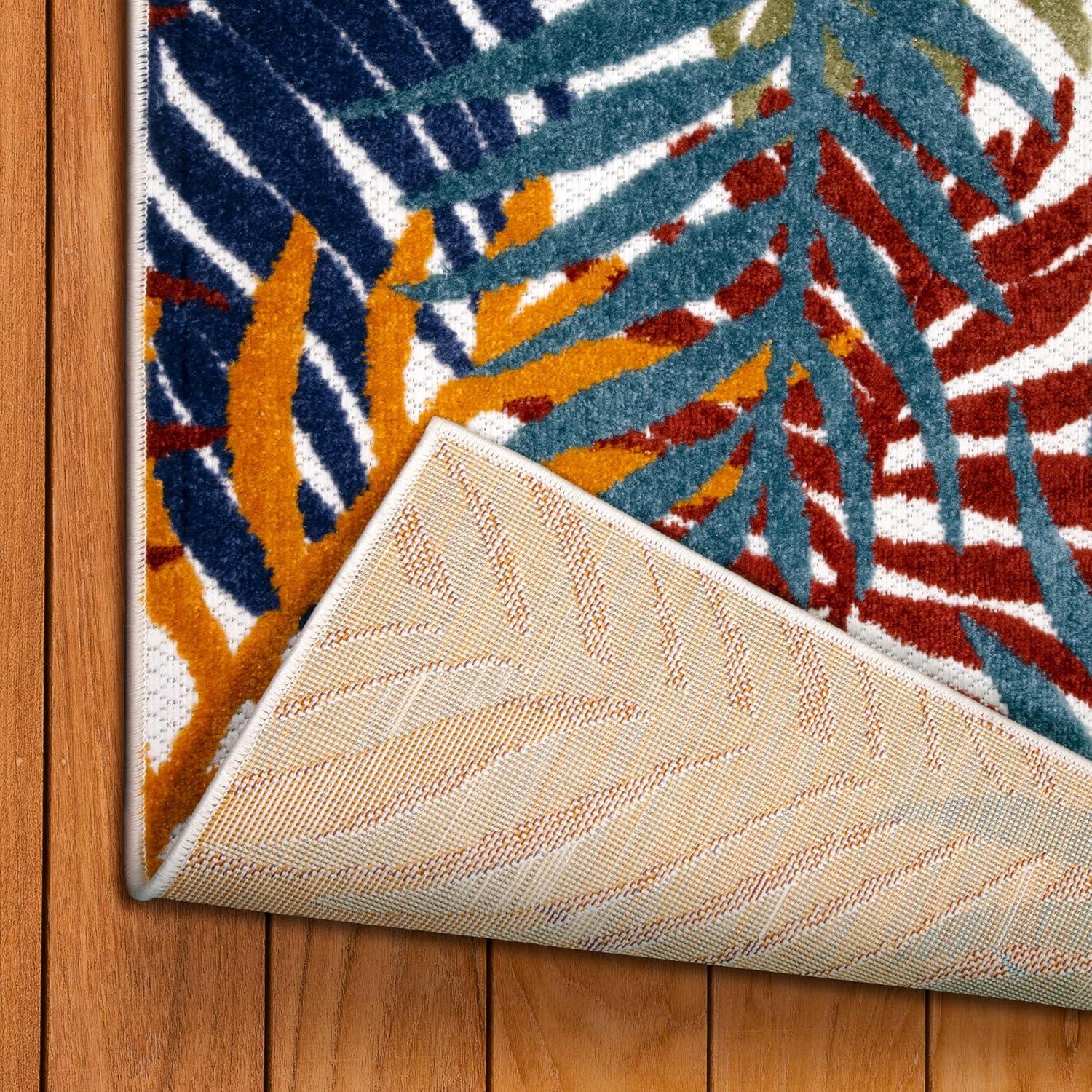imageLeick Home 595199 Talipot Palm Indoor Outdoor Area Rug Rectangle 53x7