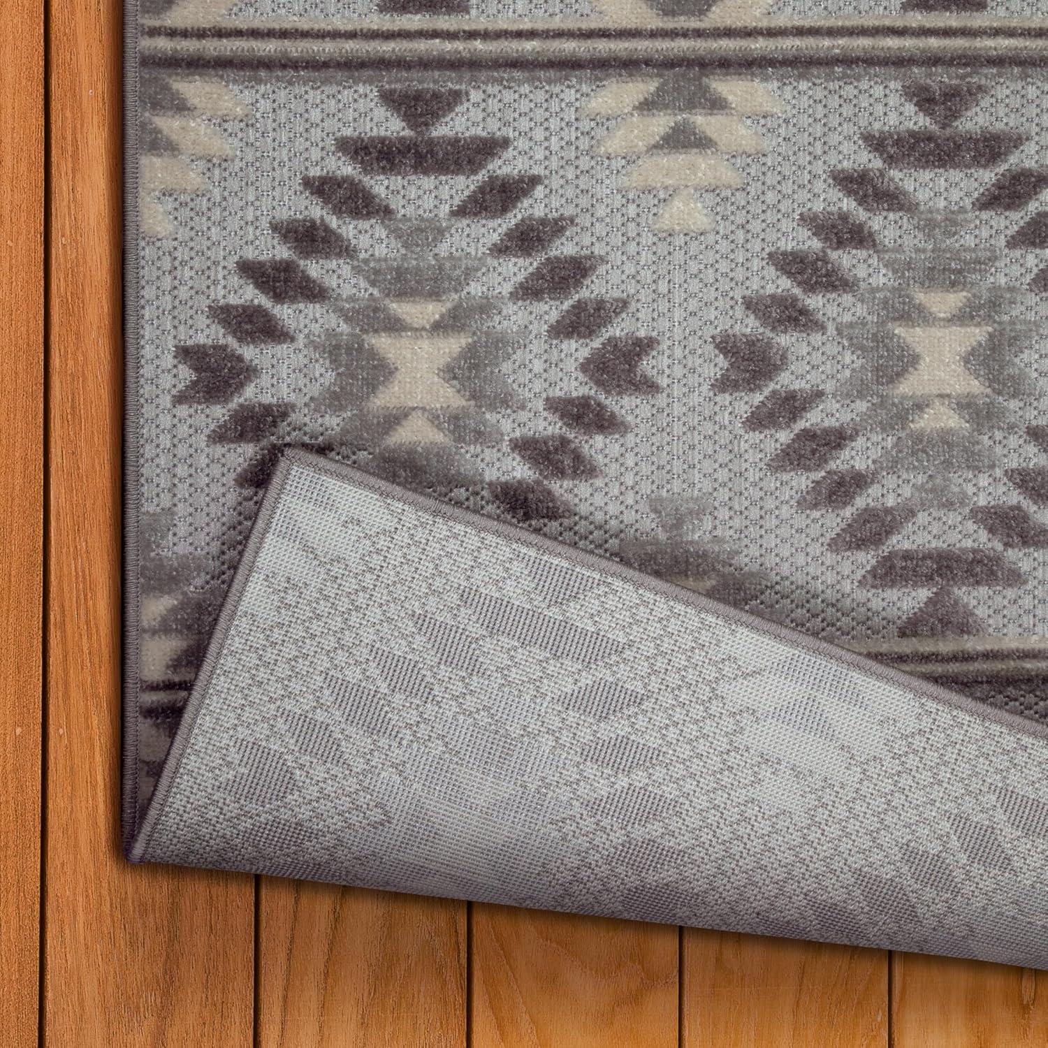 imageLeick Home 595462 Cirrido Southwestern Indoor Outdoor Area Rug Rectangle 4x6