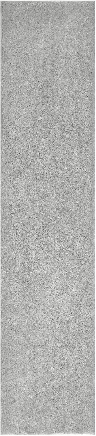 imageLeick Home 596015 Dagen Soft Shag Modern Rug Solid Beige Living Room Bedroom Area Rug Rectangle 67 x 96Grey