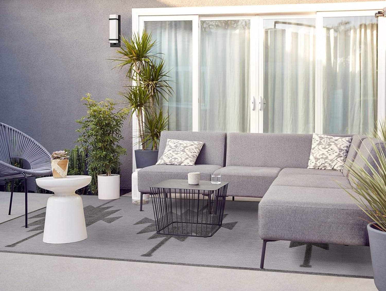imageLeick Home 596700 Tegan Southwestern Indoor Outdoor Area Rug Rectangle 710x10