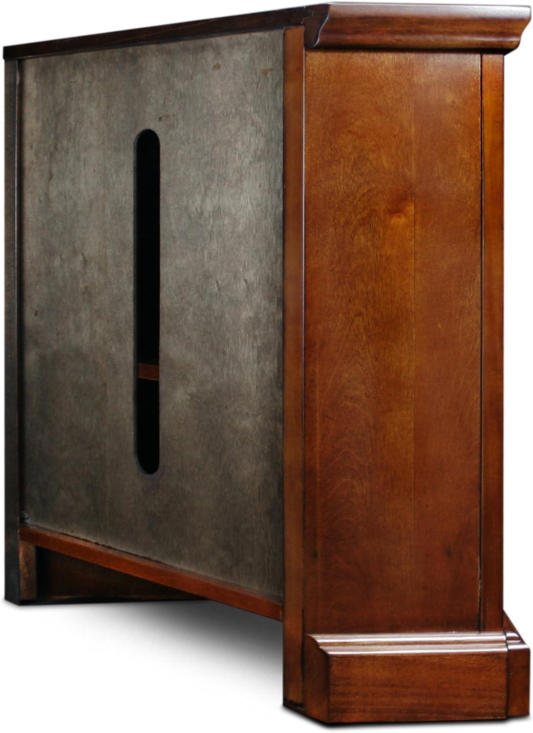 imageLeick Home 87385 Westwood Three Door Corner TV Stand For 50 TVs Brown Cherry