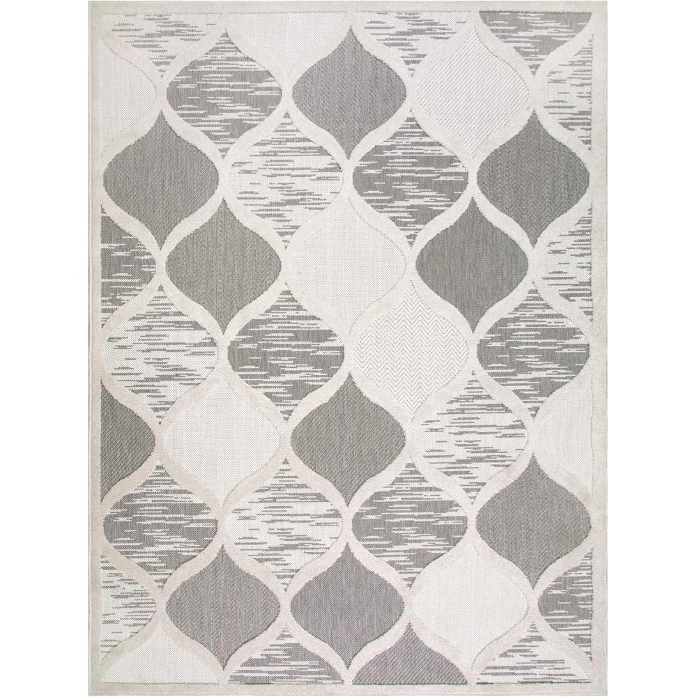 imageDesign House Leick Home 596593 Laurus Quatrefoil Indoor Outdoor Area Rug Rectangle 67x96
