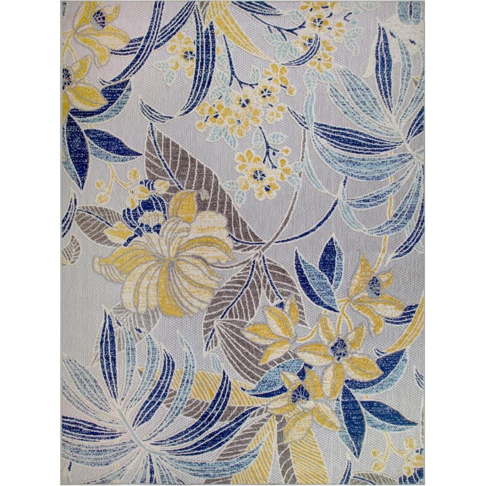 imageLeick Home 595280 Song Floral Indoor Outdoor Area Rug Rectangle 67x96