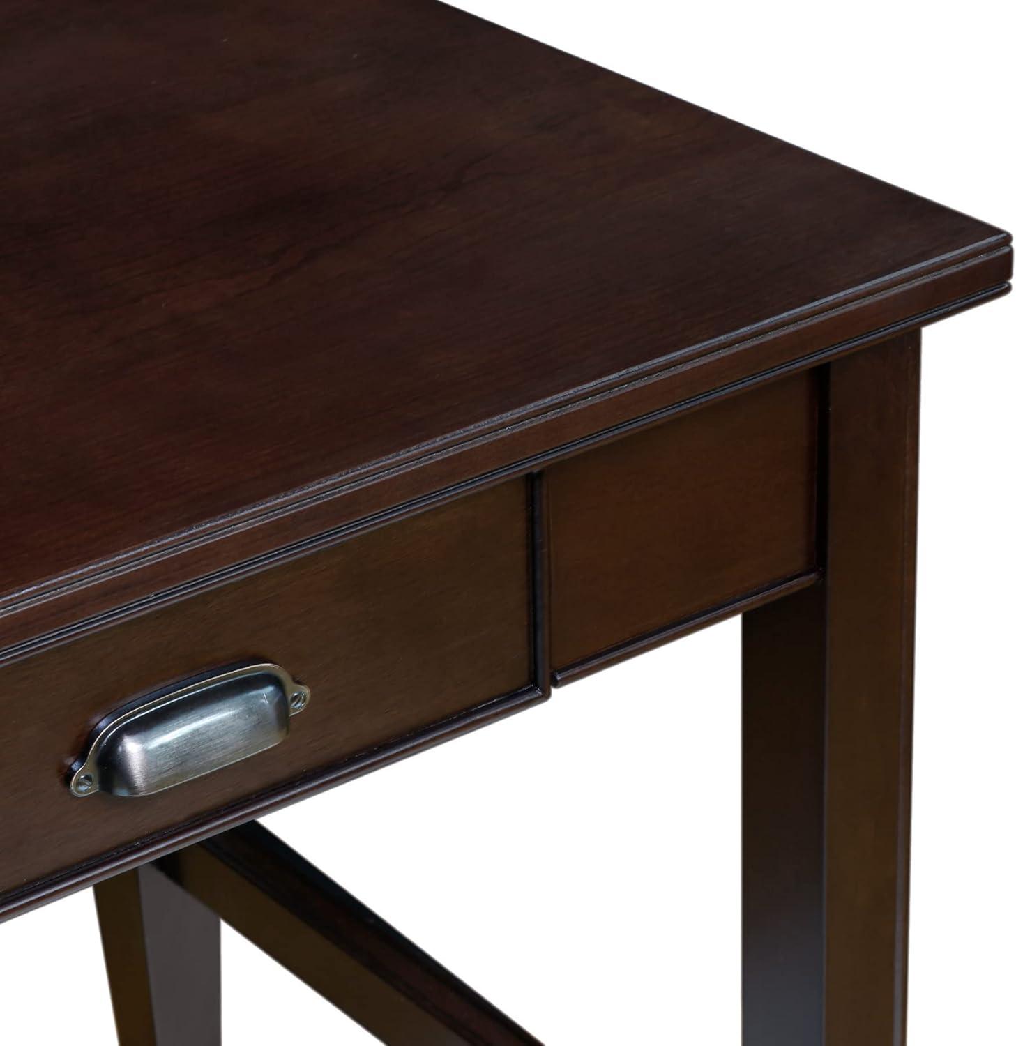 imageLeick Home 10511 Laurent Writing Desk with Drop Front Keyboard Drawer Chocolate Cherry