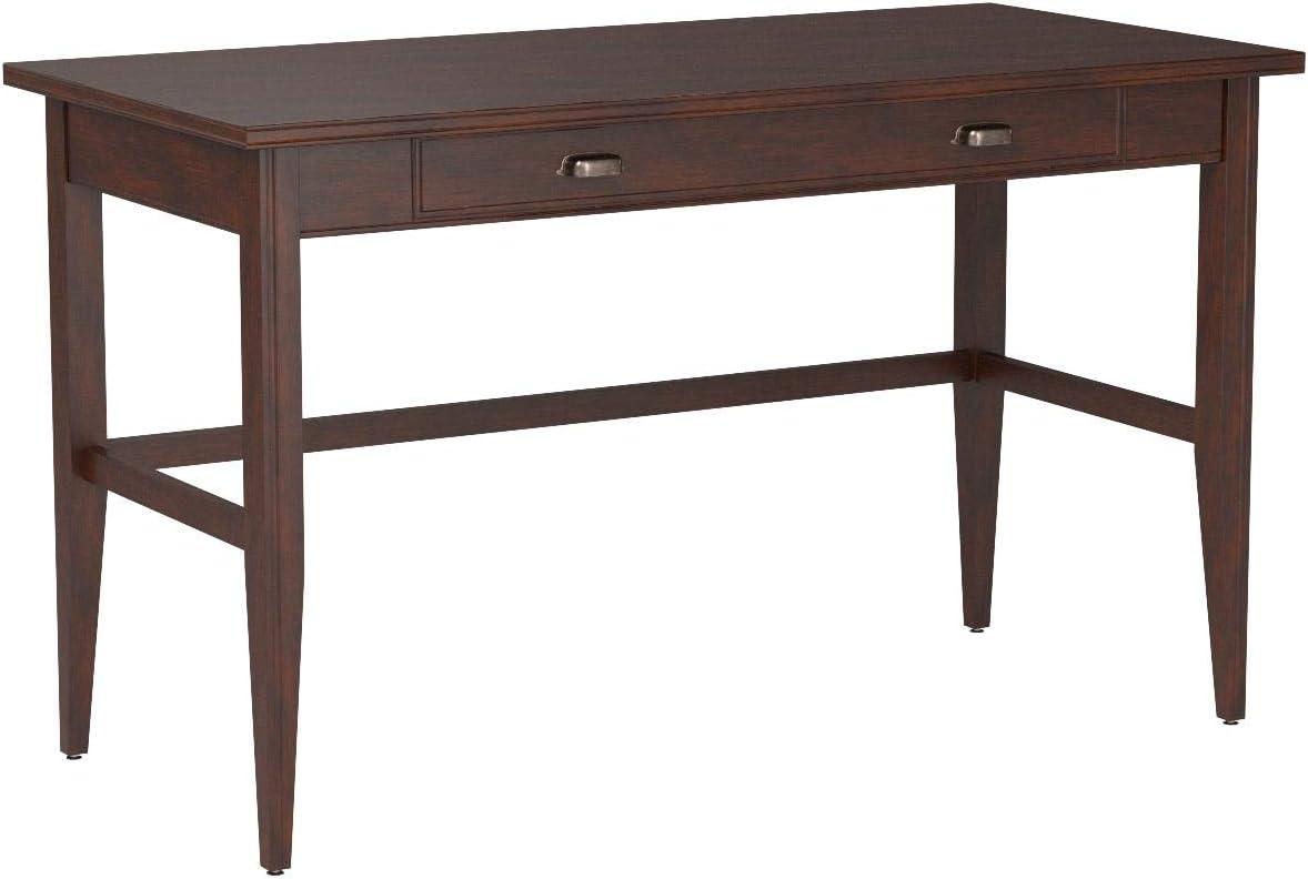 imageLeick Home 10511 Laurent Writing Desk with Drop Front Keyboard Drawer Chocolate Cherry