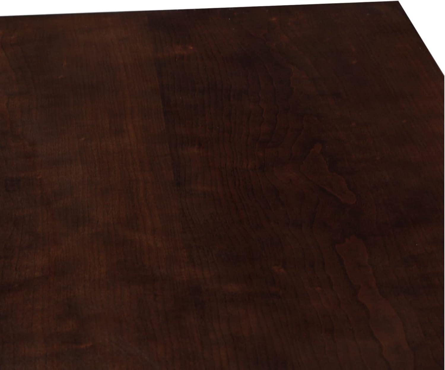 imageLeick Home 10511 Laurent Writing Desk with Drop Front Keyboard Drawer Chocolate Cherry