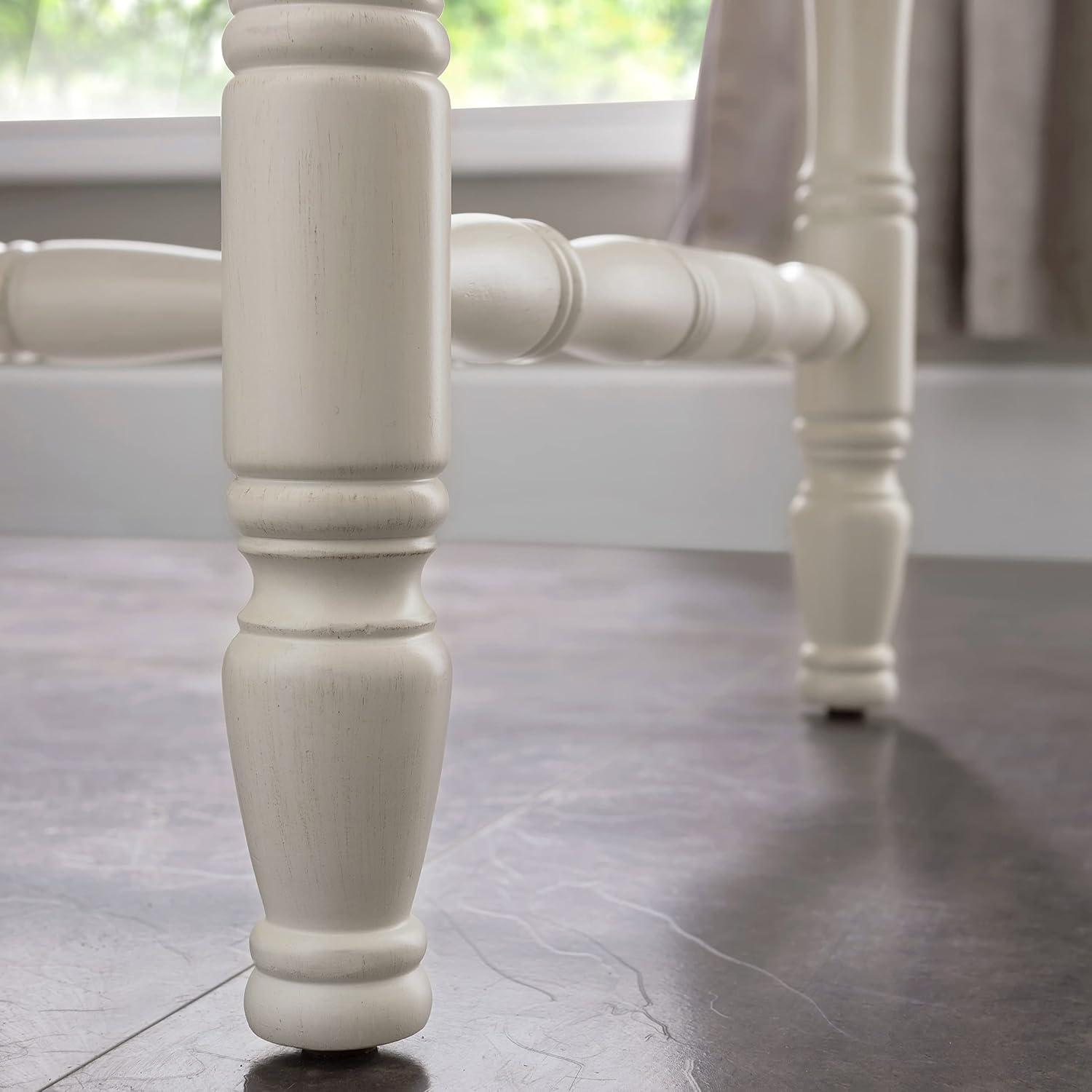 imageLeick Home 11732 Toscana Hall Console Table Dry Brushed Ecru and Soft Gray Glazed Otter