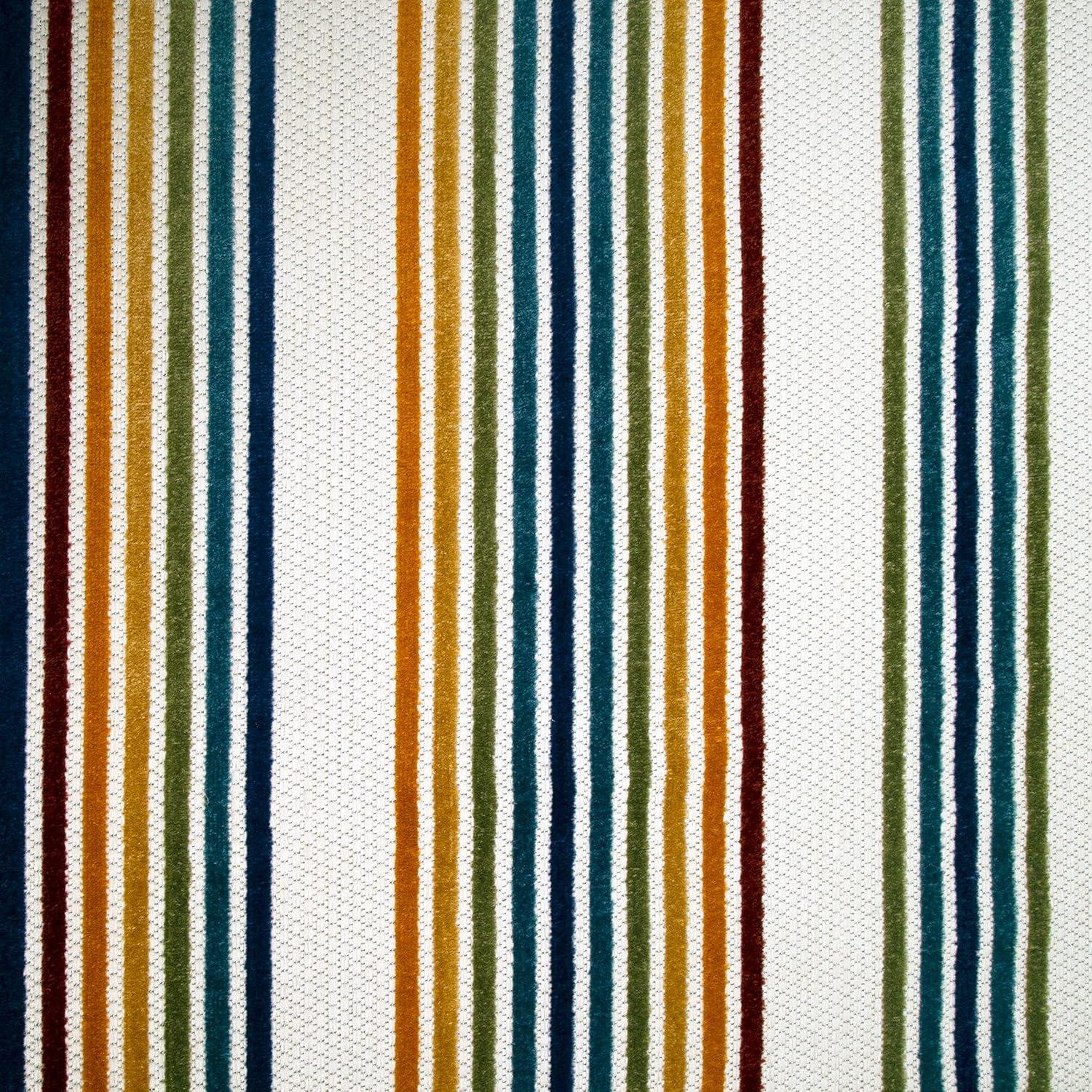 imageLeick Home 595017 Blithe Colorful Line Indoor Outdoor Area Rug Rectangle 3x5