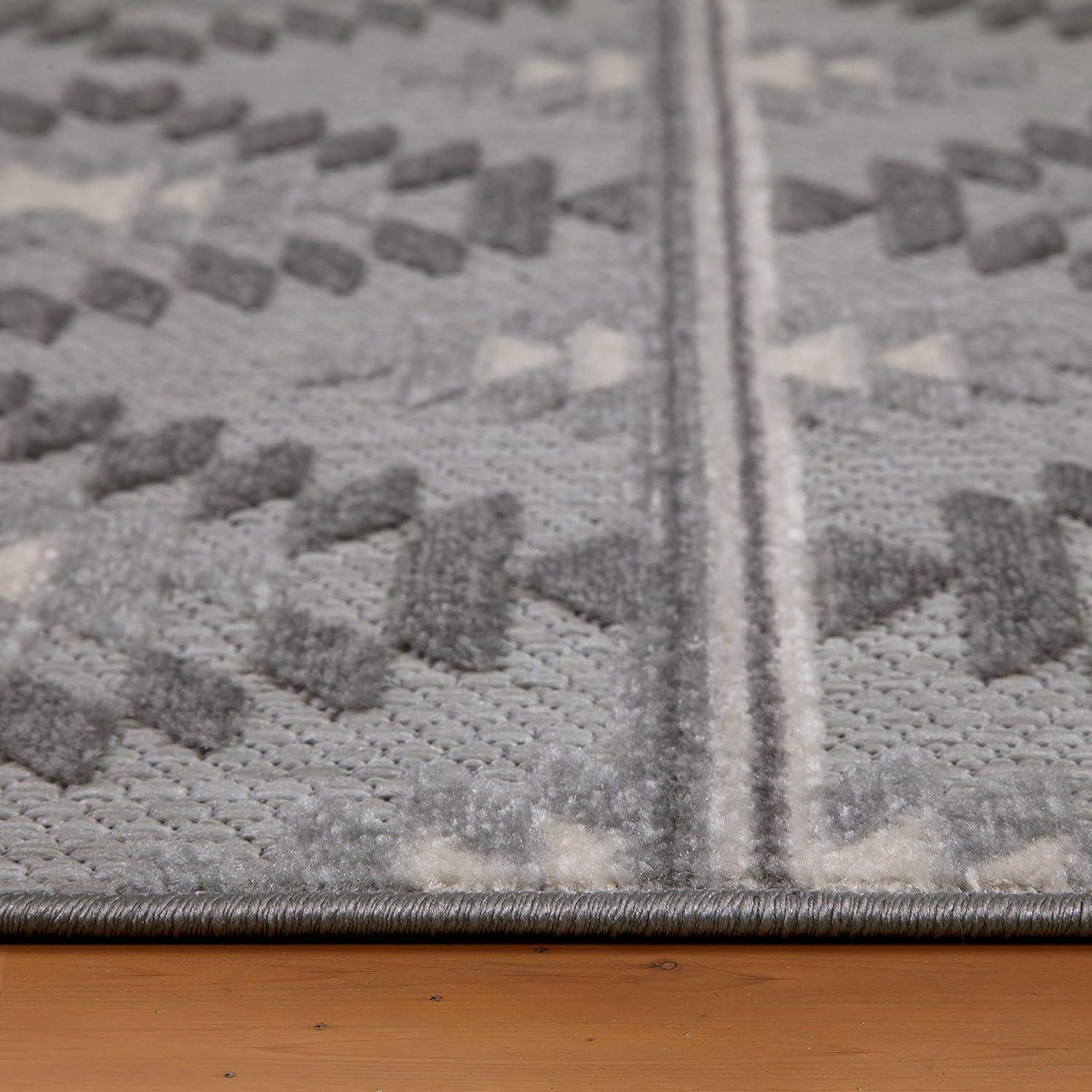 imageLeick Home 595496 Cirrido Southwestern Indoor Outdoor Area Rug Rectangle 67x96