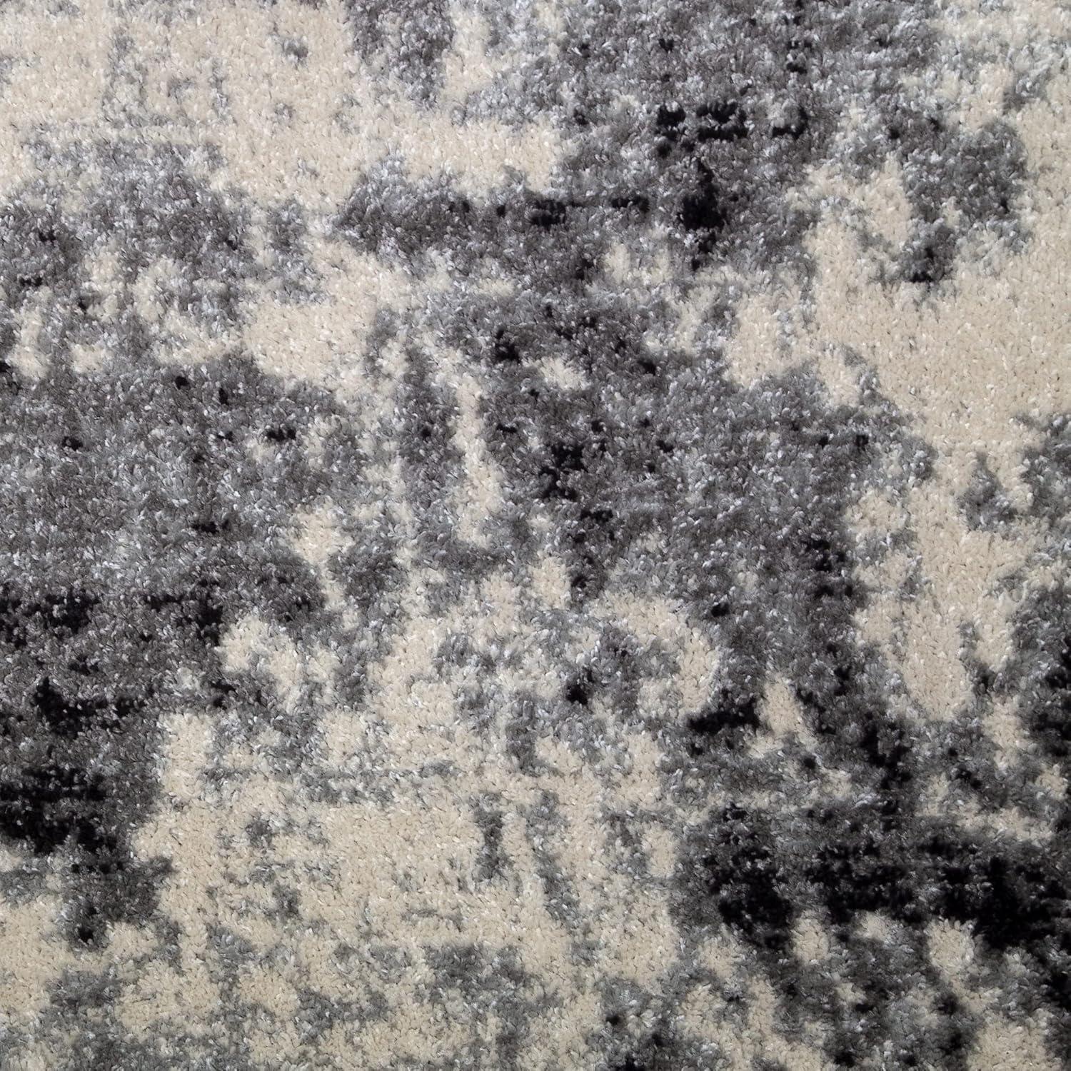 imageLeick Home 596403 Allerick Vintage Monochromatic Abstract Gray Living Room Bedroom Dining Room Area Rug Rectangle 710 x 10