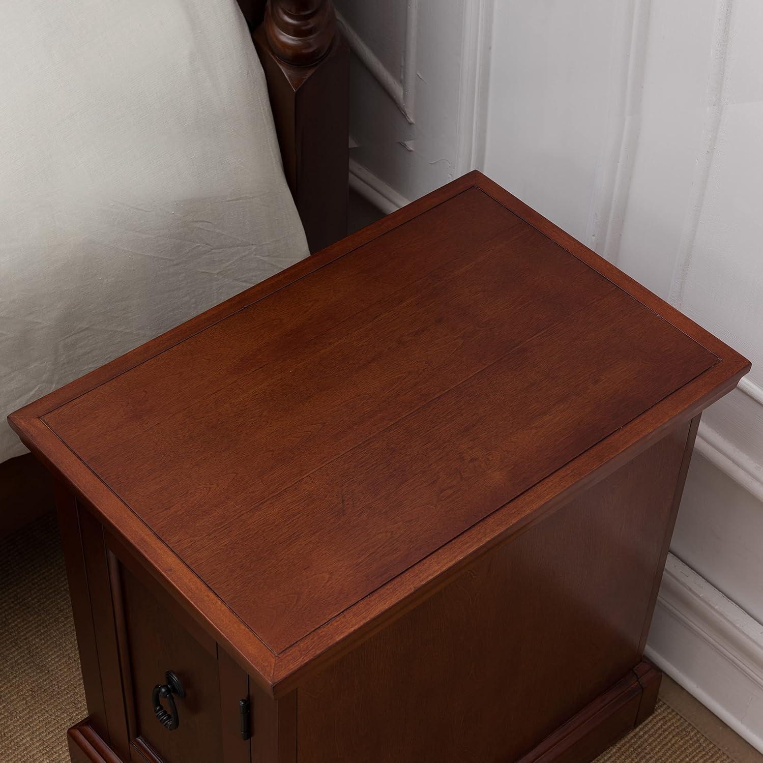 imageLeick Home 87401 Cabinet Side Table Printer Stand Westwood Cherry