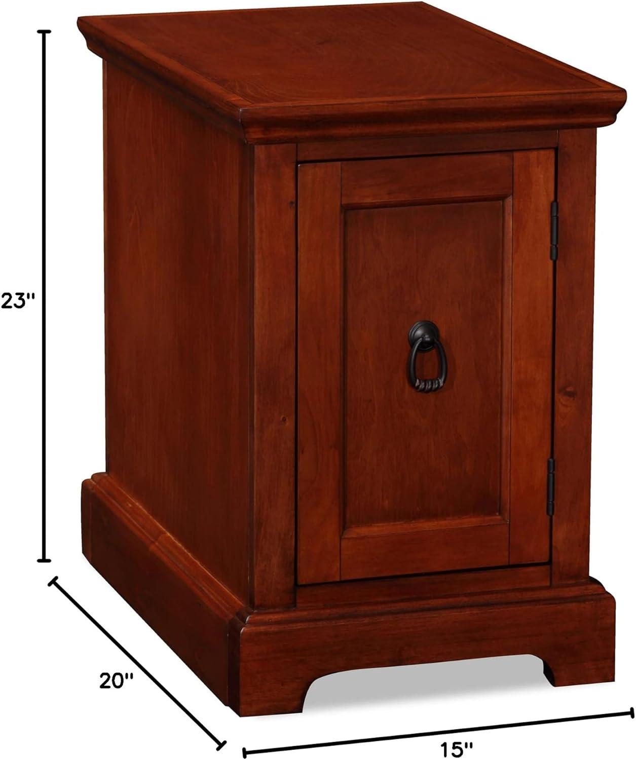 imageLeick Home 87401 Cabinet Side Table Printer Stand Westwood Cherry