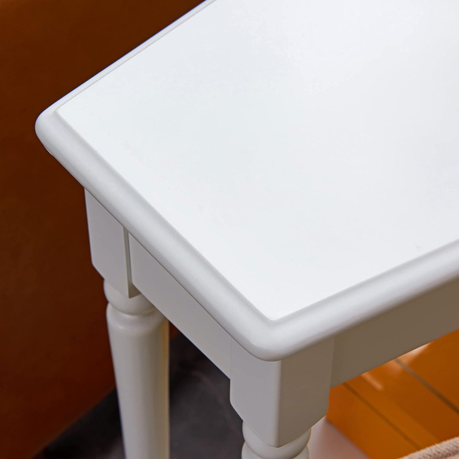 imageLeick Home Coastal Notions Wedge Table Orchid White
