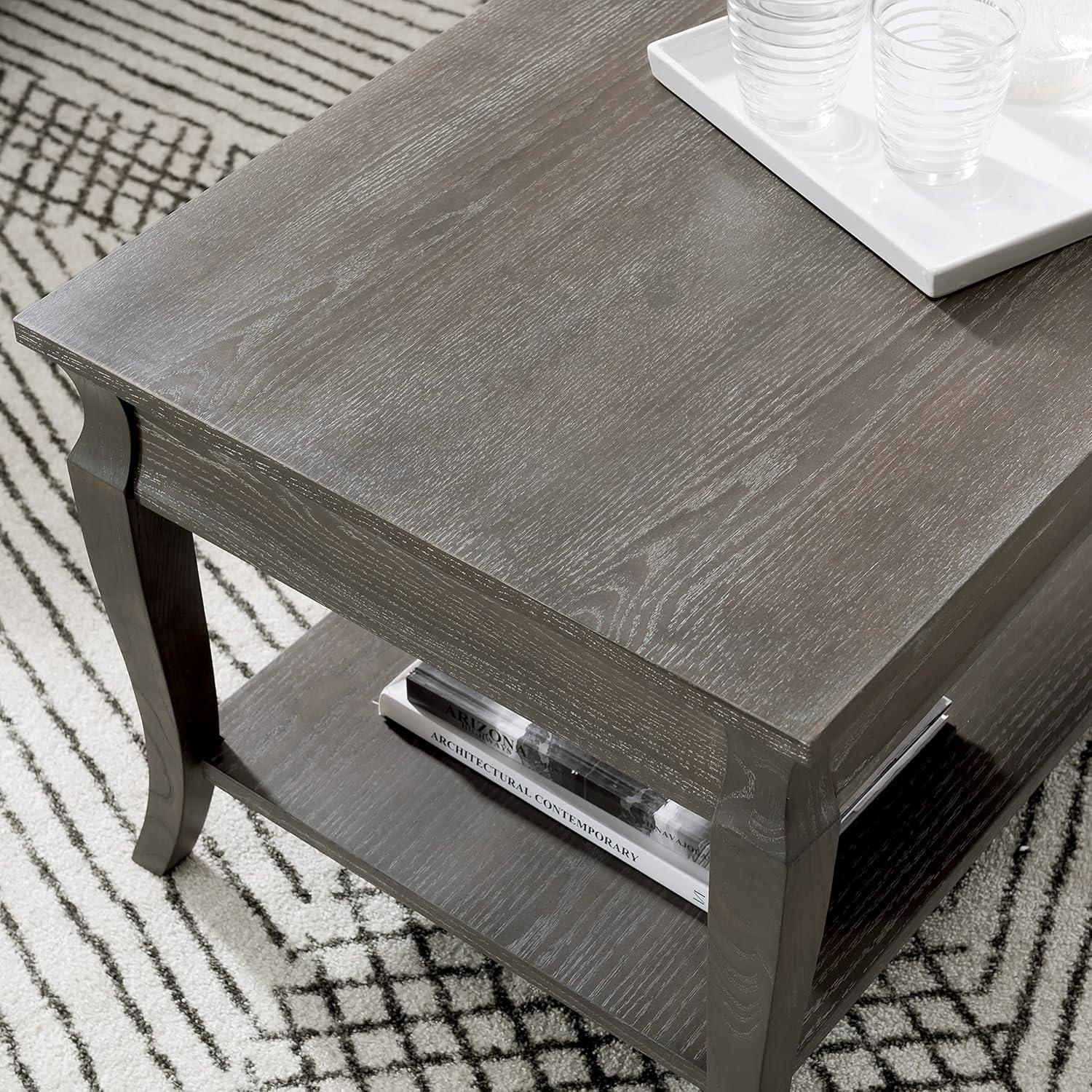 imageLeick Home Luna CondoApartment Coffee Table Gray WashGray Wash