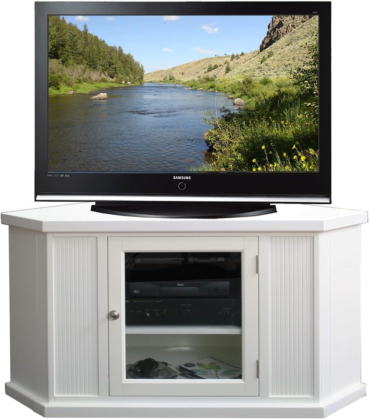 imageLeick Home Riley Holliday Corner 50 TVs 46 inches White