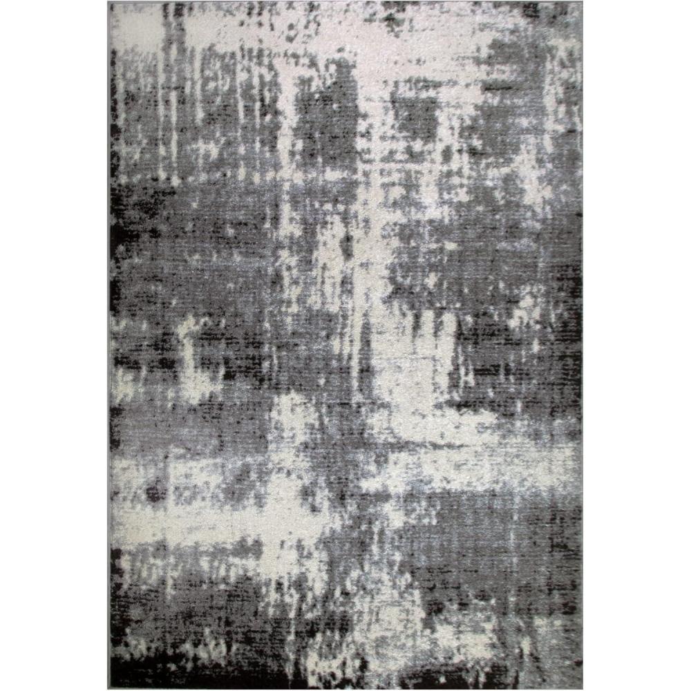imageLeick Home 596403 Allerick Vintage Monochromatic Abstract Gray Living Room Bedroom Dining Room Area Rug Rectangle 710 x 10