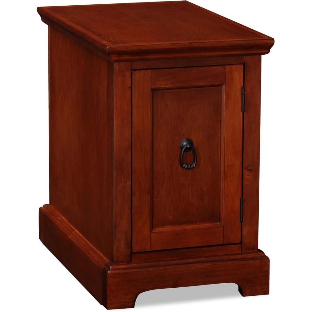 imageLeick Home 87401 Cabinet Side Table Printer Stand Westwood Cherry