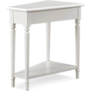 Leick Home Coastal Notions Wedge Table, Orchid White