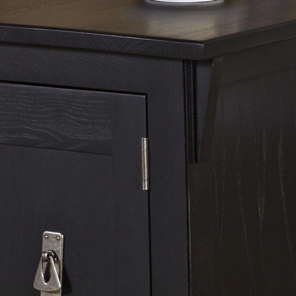 image:imageLeick Favorite Finds Mission Cabinet End Table Slate Black