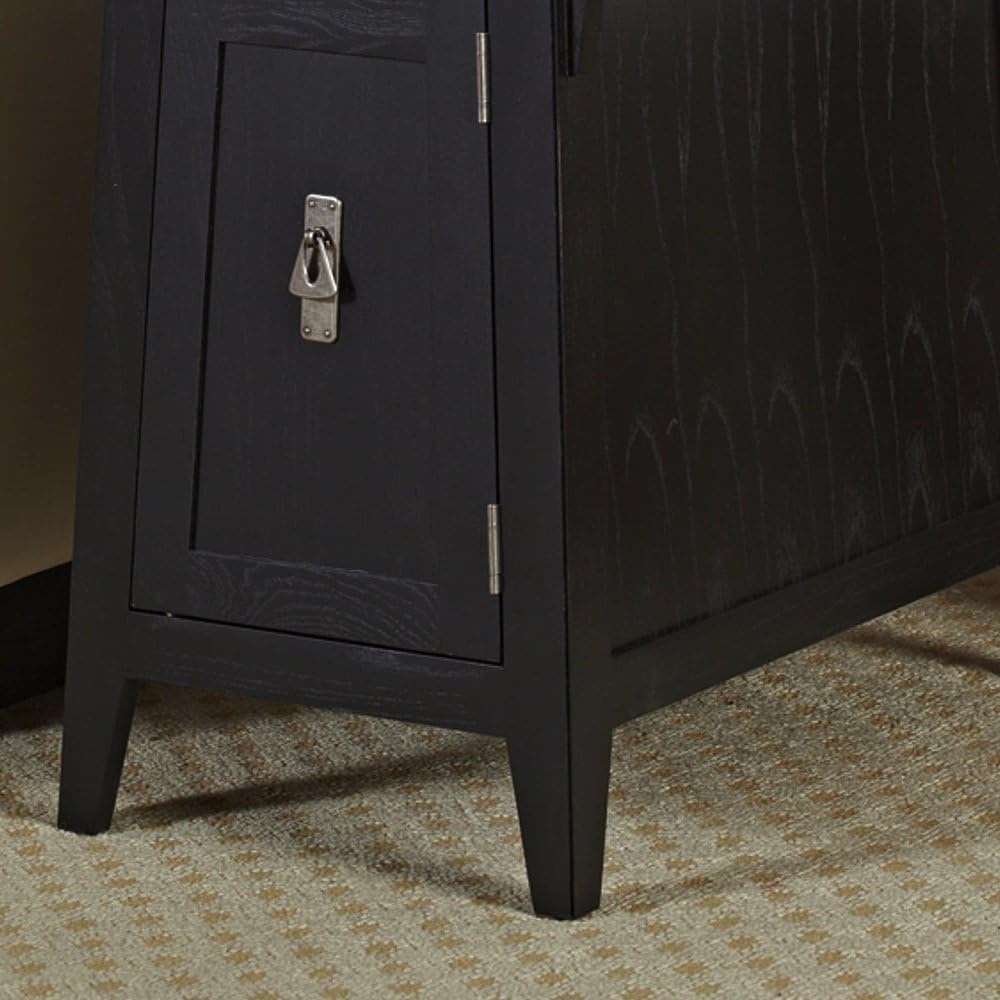 image:imageLeick Favorite Finds Mission Cabinet End Table Slate Black