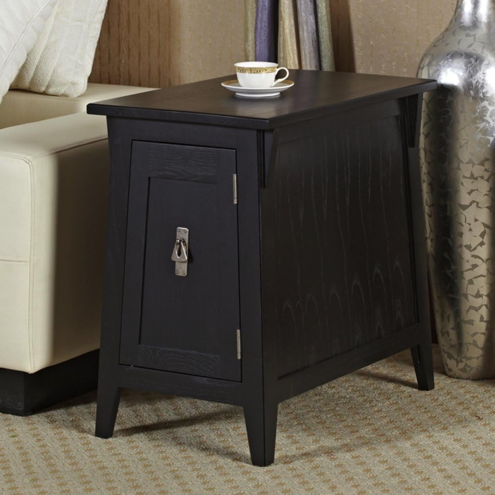 image:imageLeick Favorite Finds Mission Cabinet End Table Slate Black