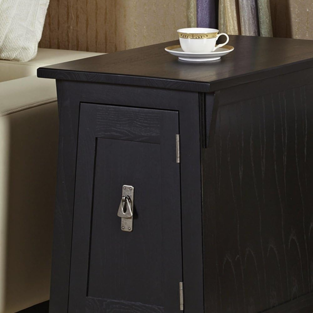 image:imageLeick Favorite Finds Mission Cabinet End Table Slate Black