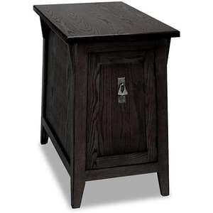 Leick Favorite Finds Mission Cabinet End Table, Slate Black