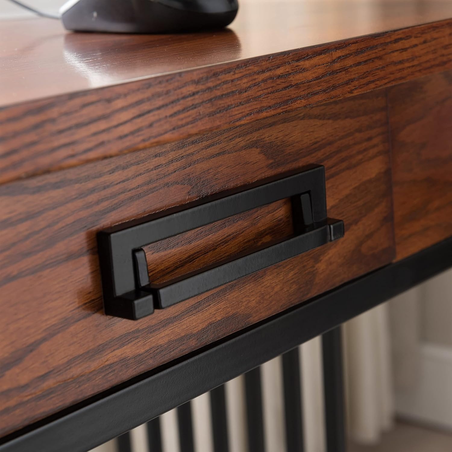 image:imageLeick Home Laurent Coffee Table 39 Chocolate CherryMission Oak Matte Black
