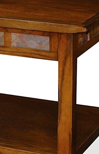 image:imageLeick Home Laurent Coffee Table 39 Chocolate CherryRustic Oak