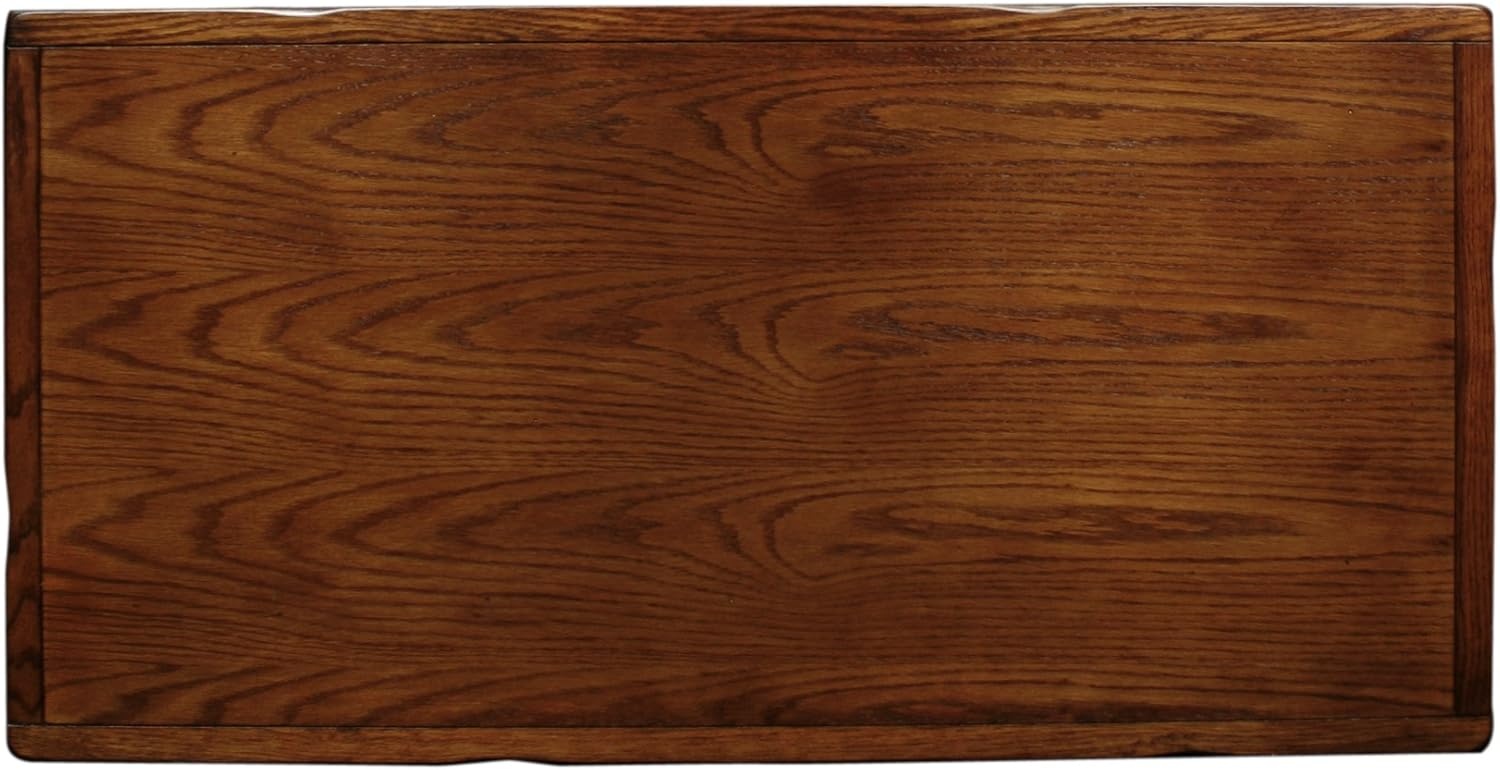 image:imageLeick Home Laurent Coffee Table 39 Chocolate CherryRustic Oak