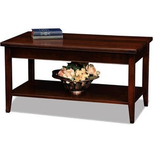 Leick Home Laurent Coffee Table, 39″, Chocolate Cherry(Chocolate Cherry)